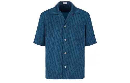 DIOR Oblique Jacquard Short Sleeve Shirt