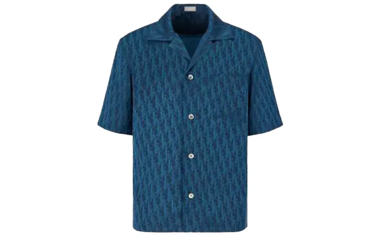 DIOR Oblique Jacquard Short Sleeve Shirt