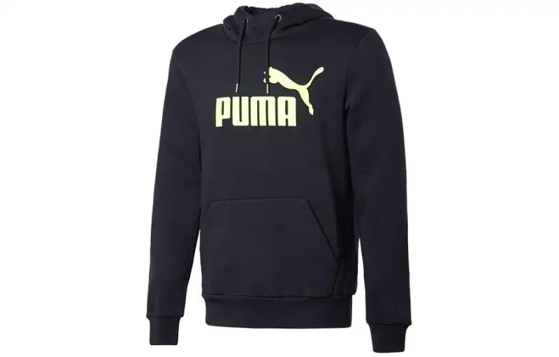 PUMA String Sweatshirts Men's Black Hooded Moderate Other