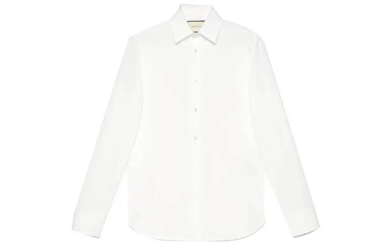 GUCCI Curved Hem Classic Shirt