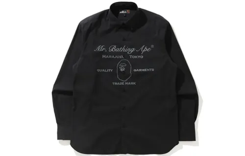 Bape Ape Head Wide Stretch Shirt
