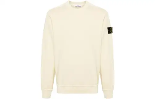 STONE ISLAND Logo Patch Crewneck Sweatshirt