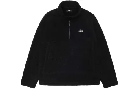 Stussy SS24 POLAR FLEECE HALF ZIP MOCK NECK
