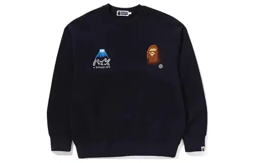 A BATHING APE Sweatshirt Men's Marine Blue