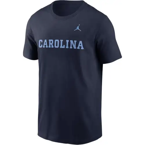 JORDAN North Carolina Tar Heels Primetime Wordmark Men's JORDAN College T-Shirt