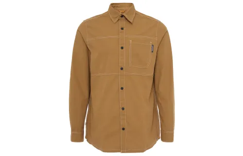 Timberland Shirts Men's Wheat Pointed Collar Moderate Workwear