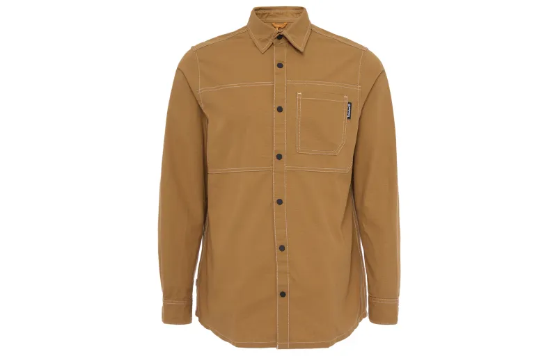 Timberland Shirts Men's Wheat Pointed Collar Moderate Workwear