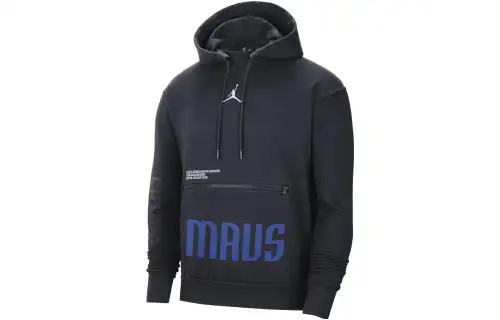 Jordan Air Jordan X NBA Sweatshirts Men's Dark Blue Hooded Moderate Other