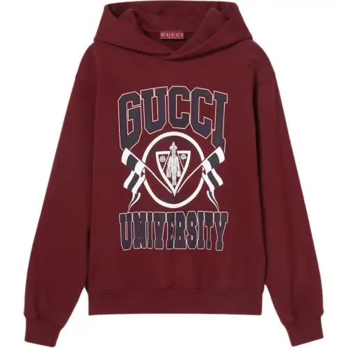 GUCCI Printed Jersey Hoodie