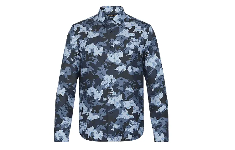 LOUIS VUITTON New Quarterly Products Of LV Shirt Men's Blue