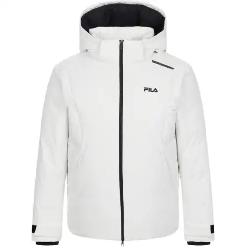 FILA Down Jackets Men's White Detachable Hood Moderate