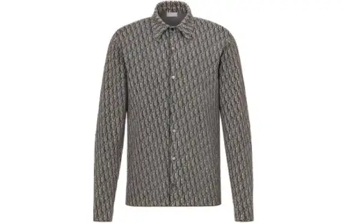 DIOR All Over Oblique Button Down Shirt