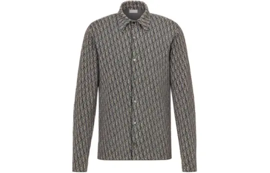 DIOR All Over Oblique Button Down Shirt