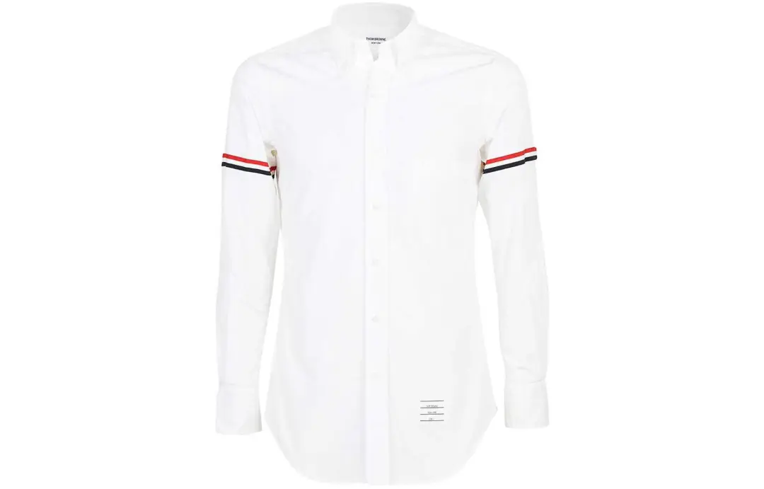 THOM BROWNE RWB Stripe Button-Up Shirt
