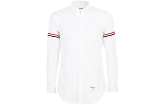 THOM BROWNE RWB Stripe Button-Up Shirt
