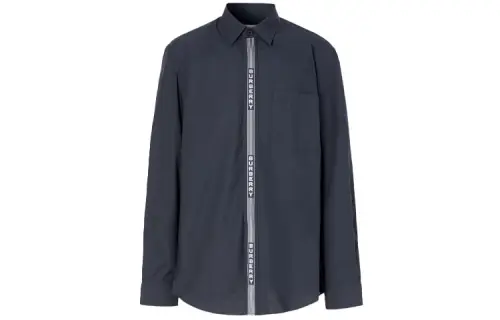 Burberry Shirt Men's Marine Blue