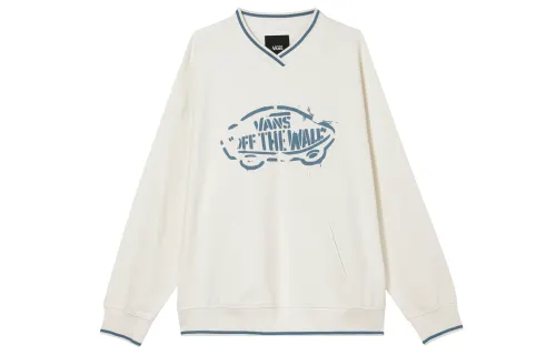 Vans Sweatshirts Unisex Ecru V Neck Moderate Other