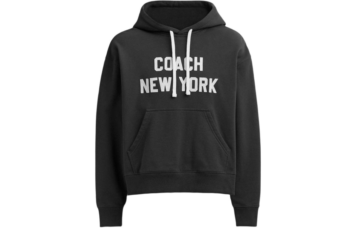 Худи COACH Logo Graphic Hoodie (черное)