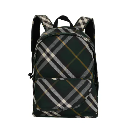 Burberry Polyamide Backpack Men's Ivy Green