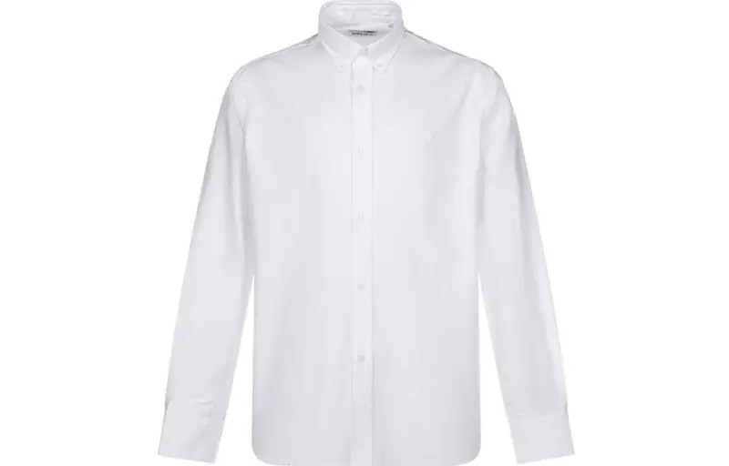 KENZO Shirts Men's White Pointed Collar Moderate Other