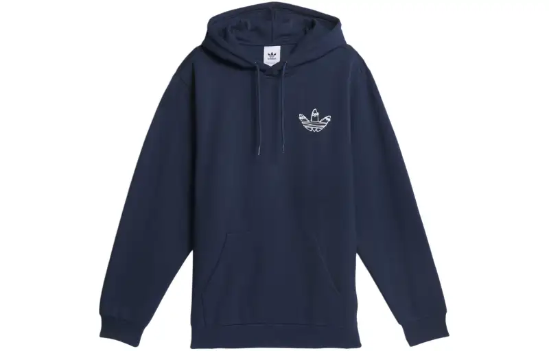 Adidas Originals Henry Jones Graphic Hoodie Sweatshirt Men's Marine Blue