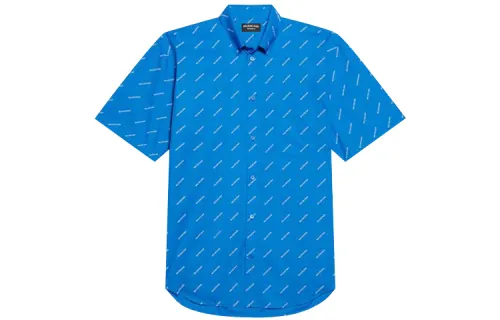 Balenciaga All Over Logo S/S Shirt