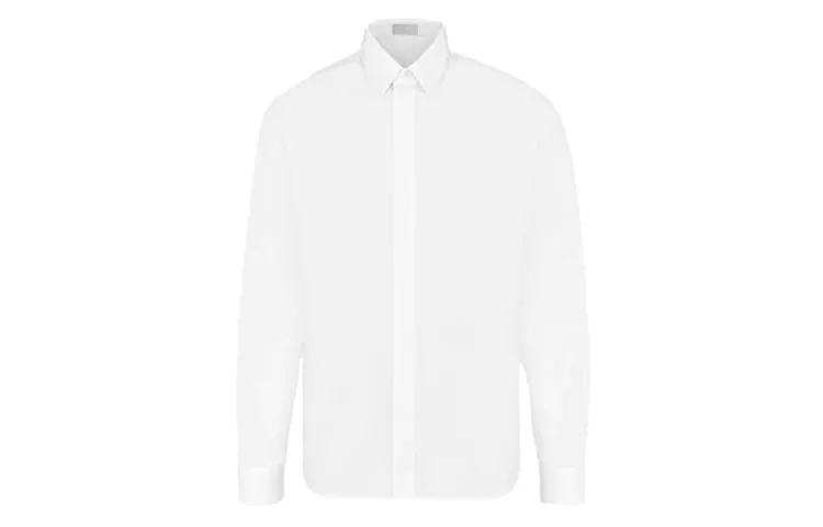 DIOR Quarterly New Products Shirts Men's White Moderate Shirt