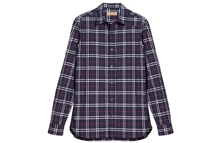 Burberry Shirt Men's Marine Blue