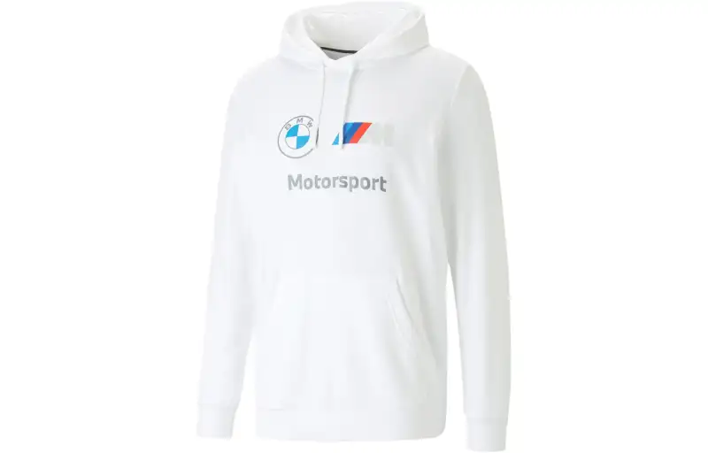 PUMA Hoodie ESS FT BMW M Motorsport Sweatshirt Men's White