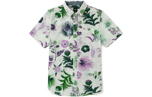 Vans Shirts Men's White Lapel Moderate Shirt