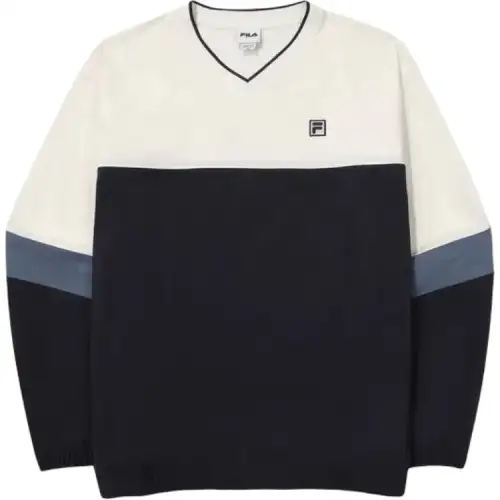 FILA Sweatshirt Unisex Sand White