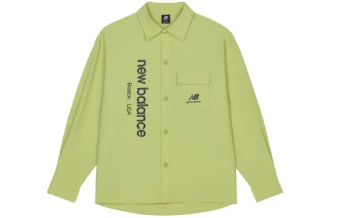 New Balance Shirts Men's Green Lapel Moderate Other