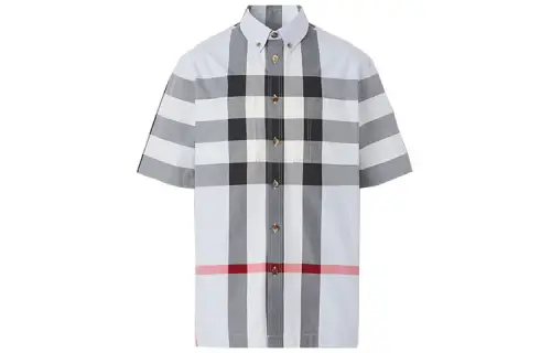 Burberry Shirt Men's Light Blue