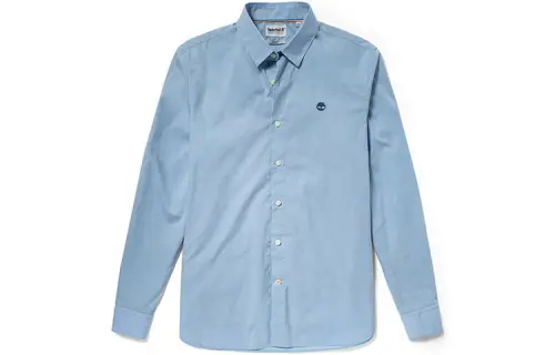 Timberland Shirts Men's Blue Lapel Moderate Other
