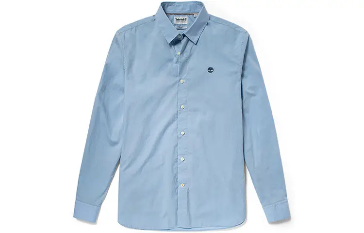 Timberland Shirts Men's Blue Lapel Moderate Other