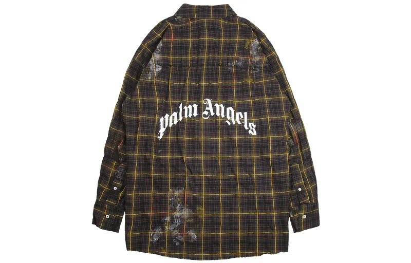PALM ANGELS Shirts Men's Green Moderate Other