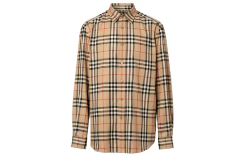 Burberry Shirts Men's Pointed Collar Moderate Other