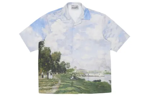 HARSH AND CRUEL Shirts Unisex Cuban Collar Moderate Straight Fit