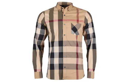 Burberry Shirt Fall Men's Khaki