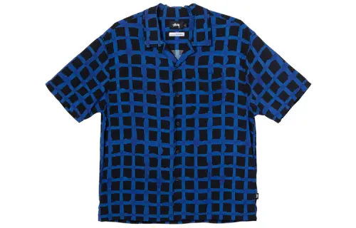 Stussy Shirts Men's Cuban Collar Moderate Shirt