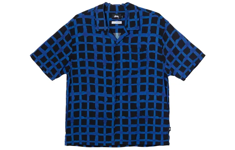 Stussy Shirts Men's Cuban Collar Moderate Shirt
