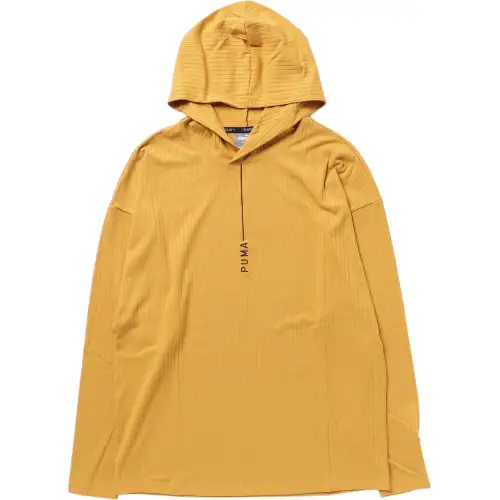 PUMA Sweatshirts Men's Yellow Hooded Moderate