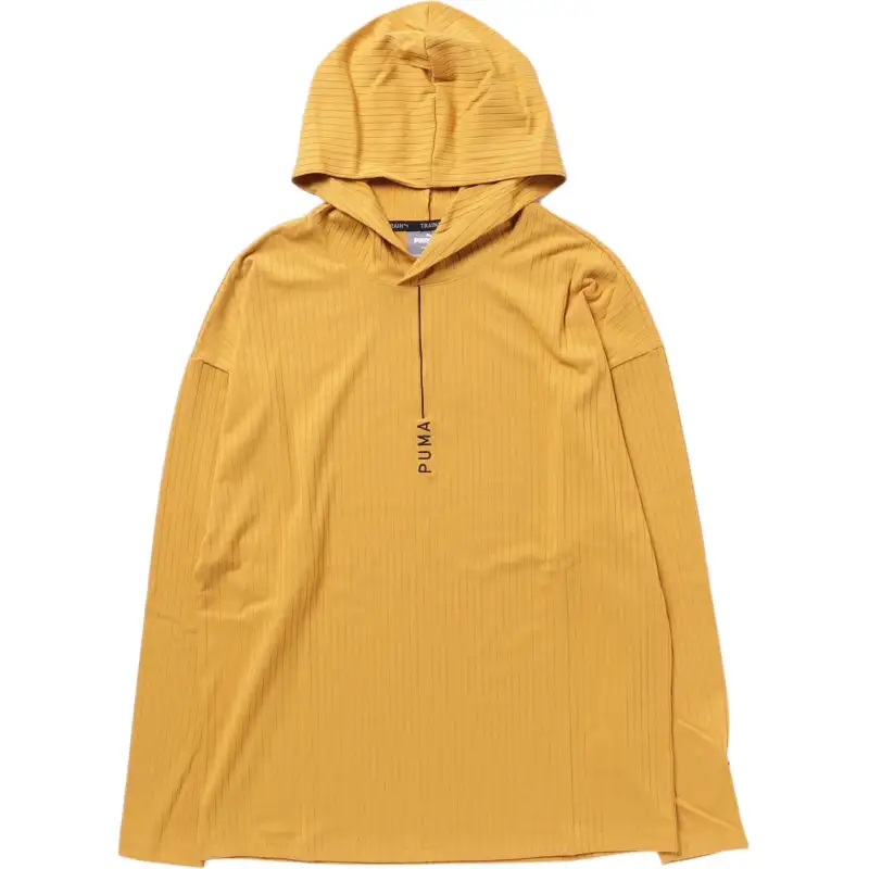 PUMA Sweatshirts Men's Yellow Hooded Moderate