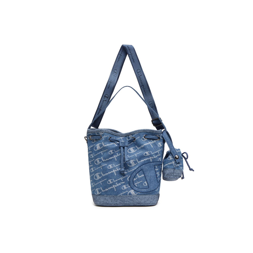 Женская сумка Champion Mono Pregnant Bucket Bag (голубая)