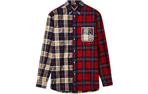 LOEWE Patchwork Check Shirt
