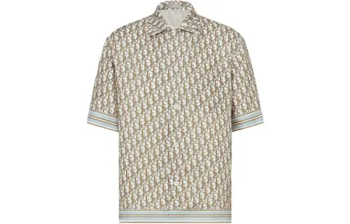 DIOR Quarterly New Products Shirts Men's Beige Moderate Shirt