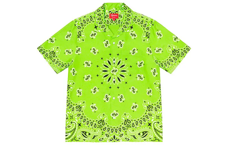 Supreme Bandana Silk S/S Shirt