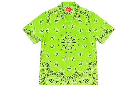 Supreme Bandana Silk S/S Shirt