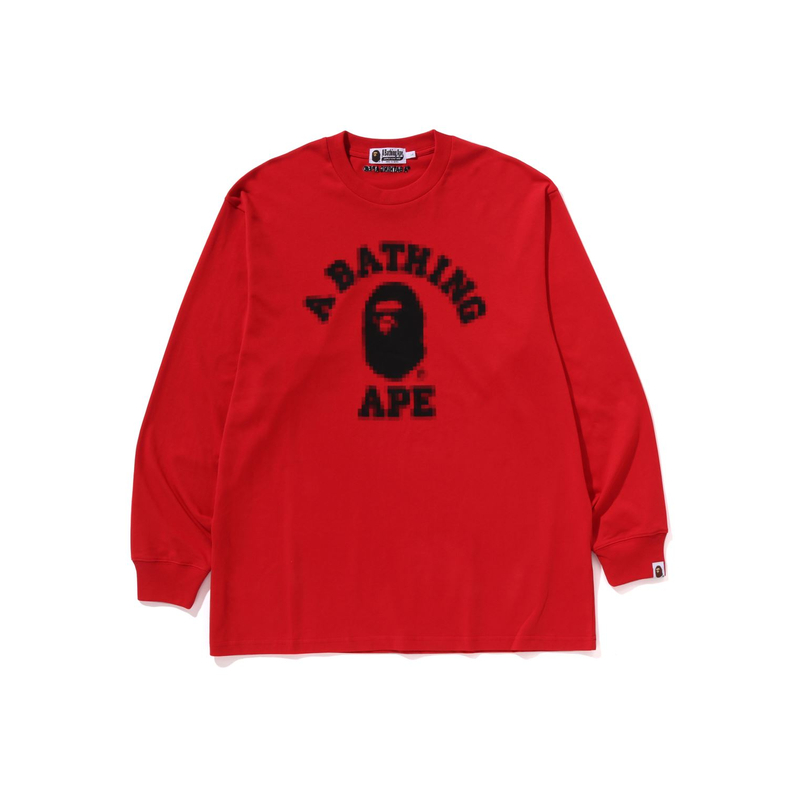 Мужская футболка A BATHING APE с мозаичным принтом (черная)