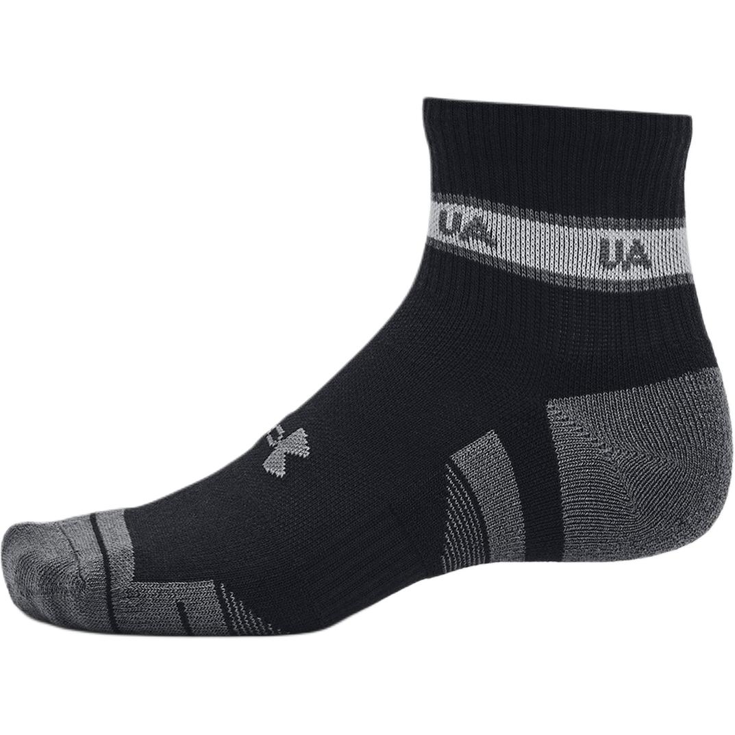 Under Armour Performance Tech Crew Socks Unisex 3 Pack Black